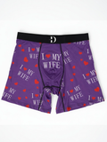 Love My Wife Briefs(Purple)