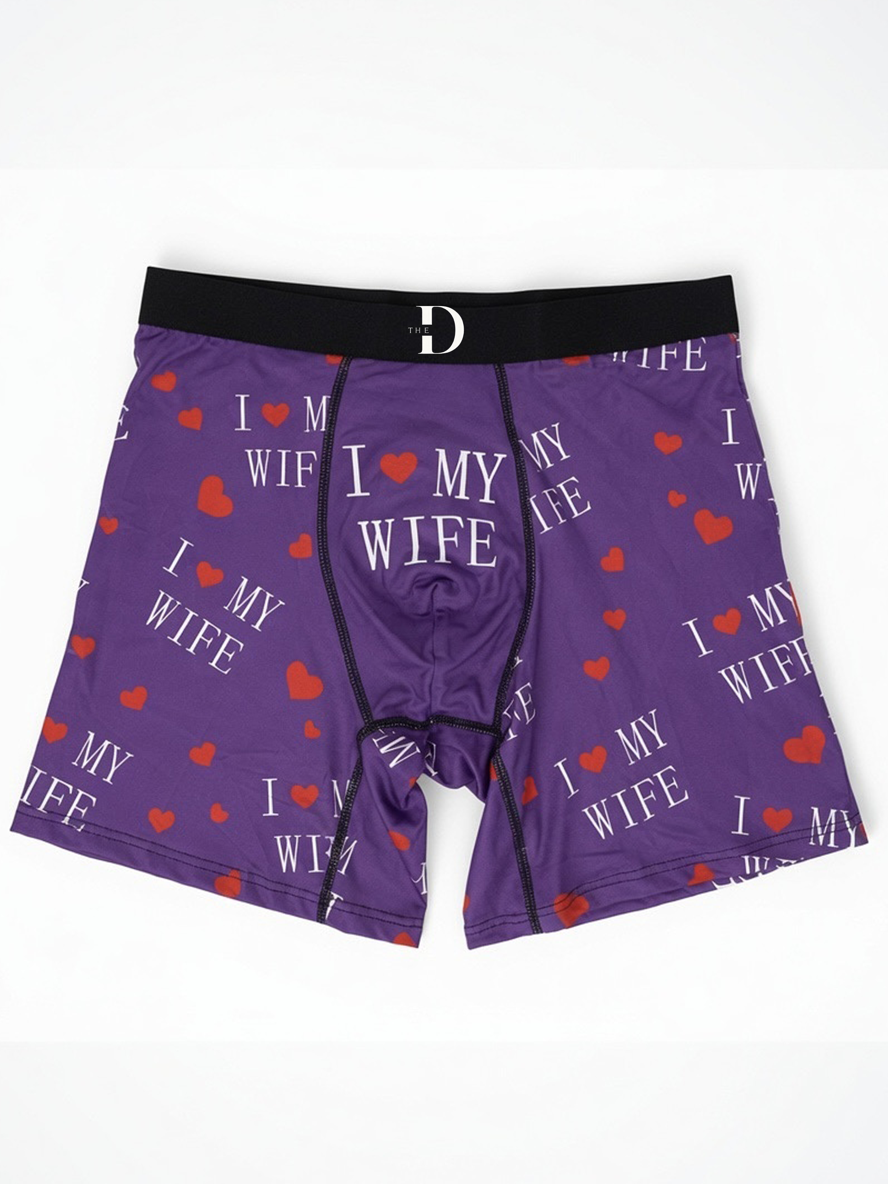 Love My Wife Briefs(Purple)