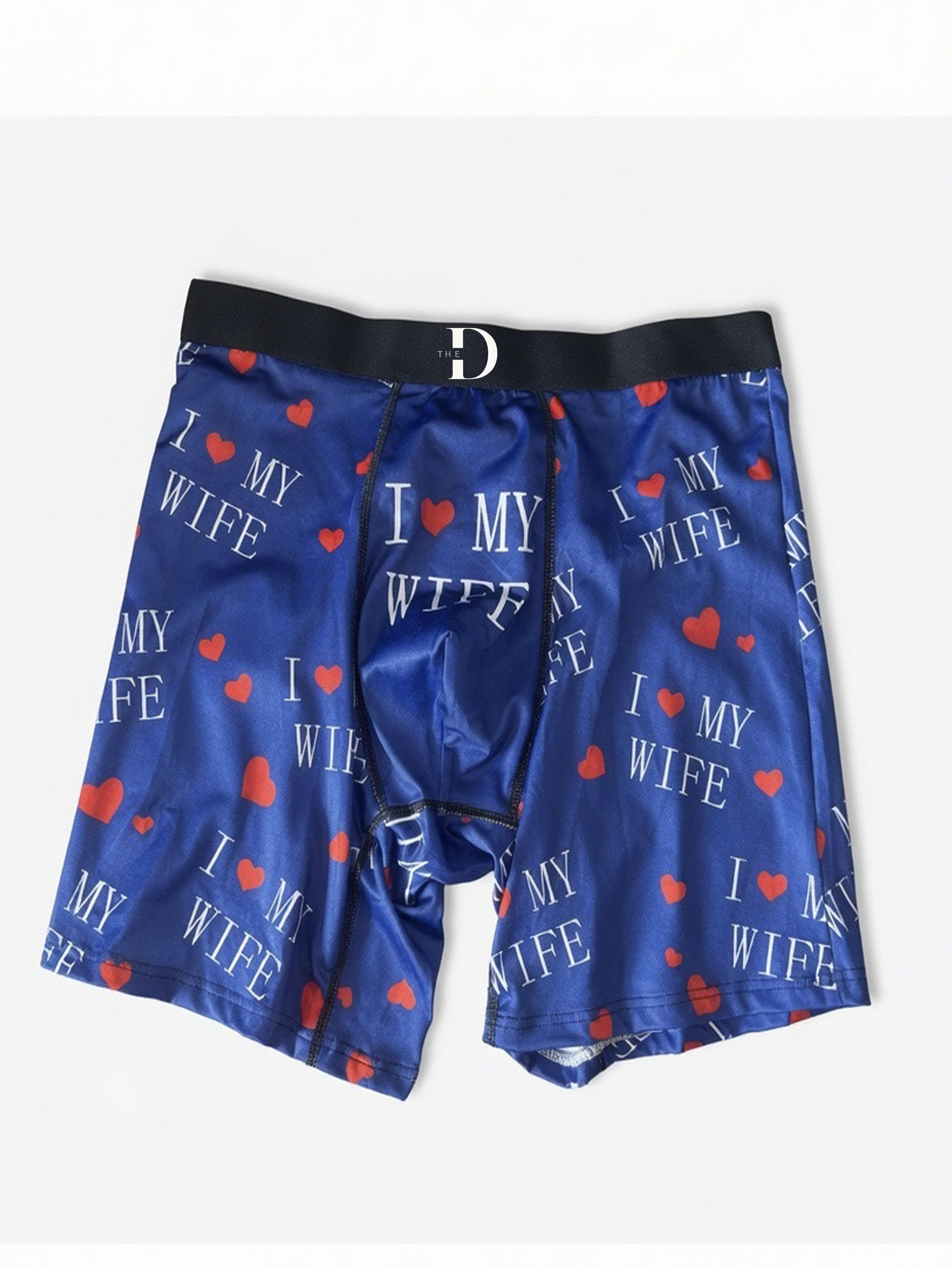 Love My Wife Briefs(Blue)